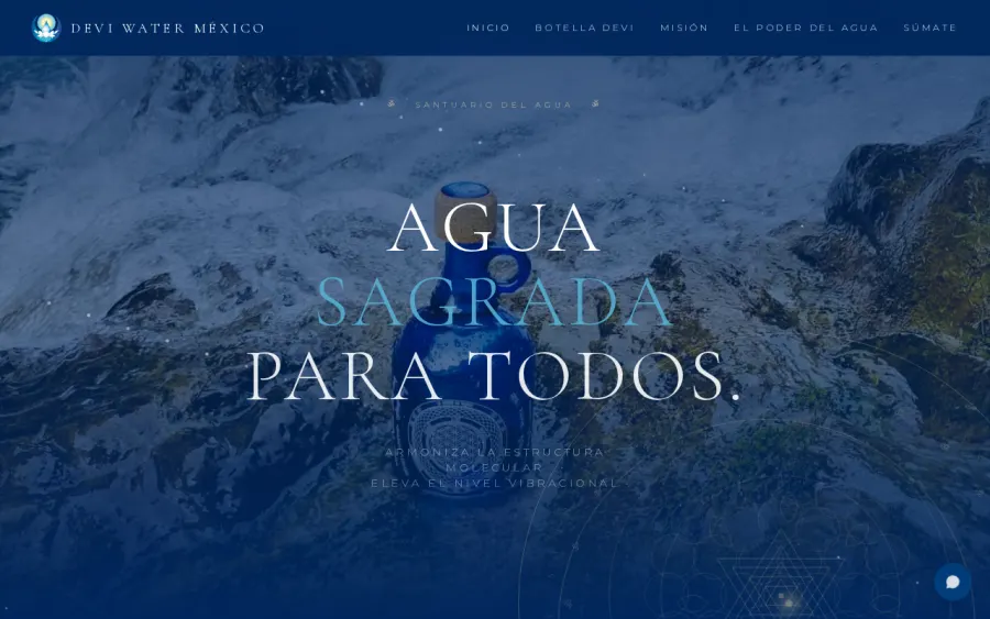 Captura de Devi Water México